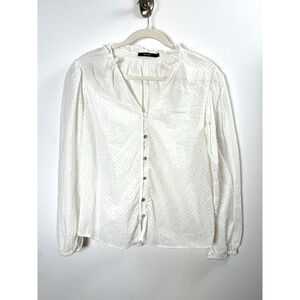 &Golf Eyelet Lace Blouse European Athletic Sportswear Preppy Classic Proper 6